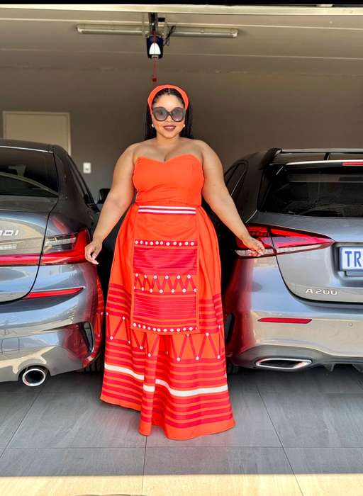 BoobTube African Print Dress