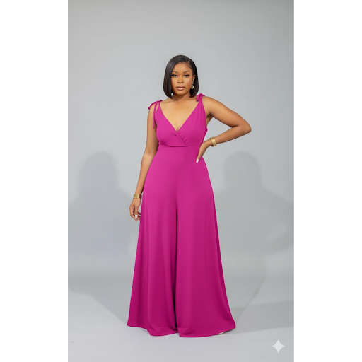 Satin Long Prom Unique Pleat Sleeveless Dress.
