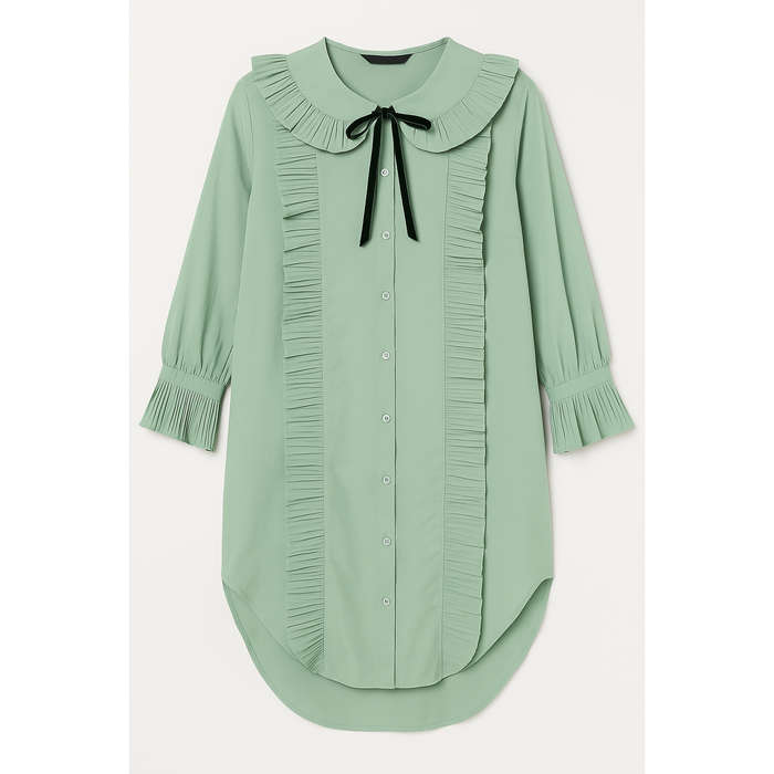 Tie Neck Vintage Dress
