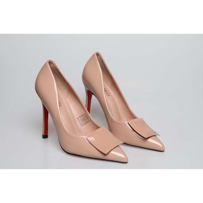 Square Buckle High Heels