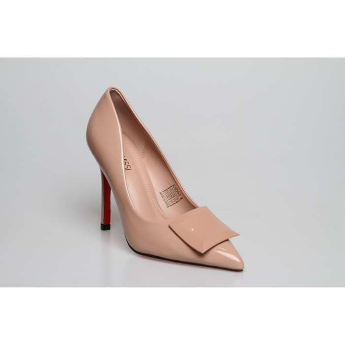 Square Buckle High Heels