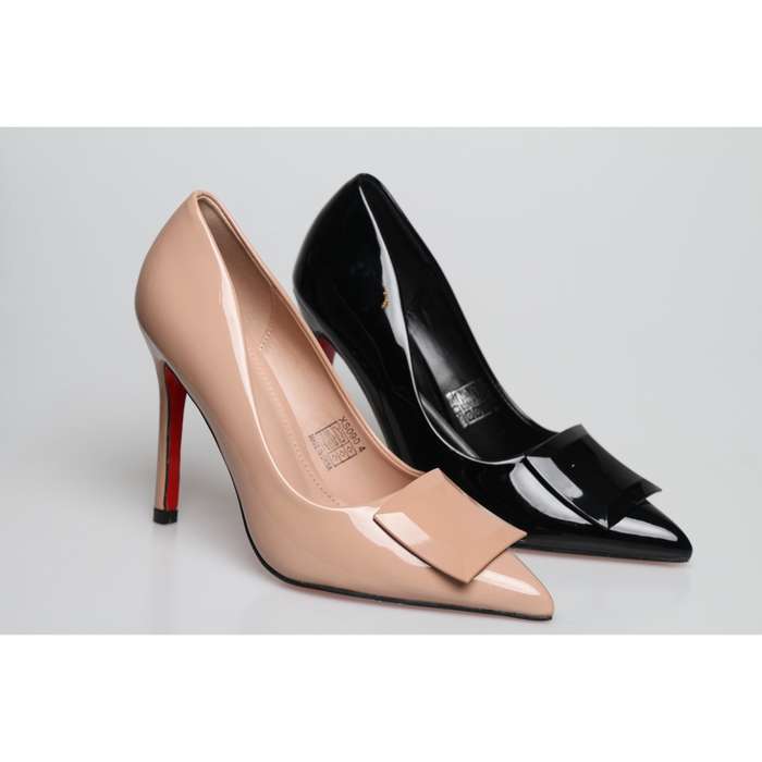 Square Buckle High Heels