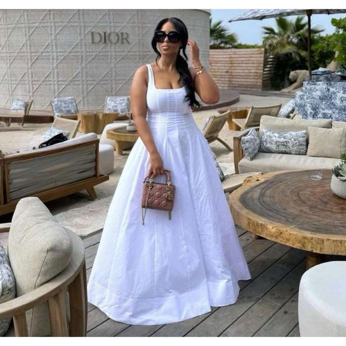 Sleeveless Formal Maxi Dress.