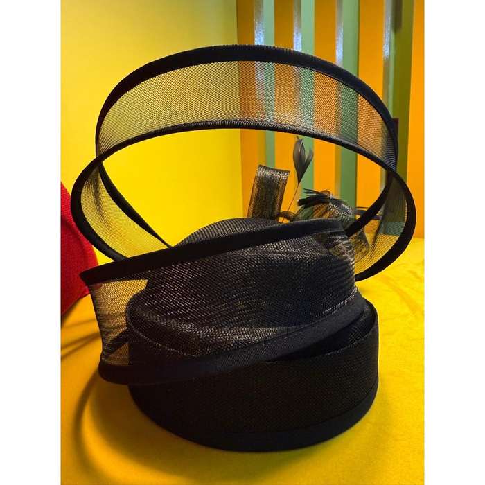 High-quality fascinator Vintage Elegant Net Derby Hat