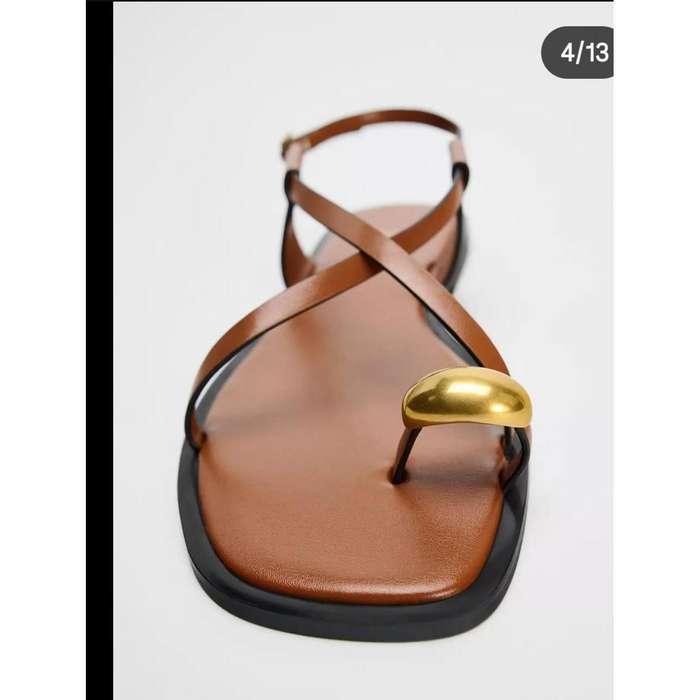 Women's Strappy Flat Slide Sandals