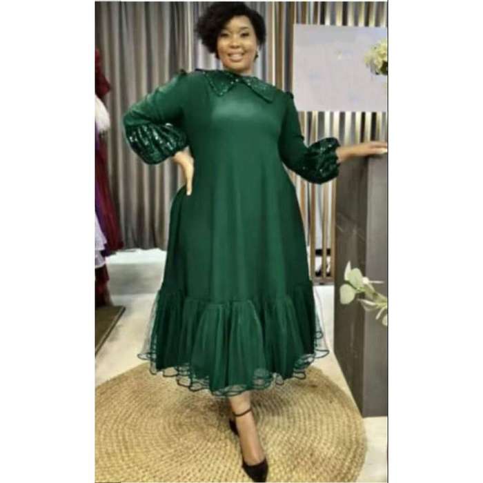 Sequin Glittering Long Sleeve Elegant Party Dress