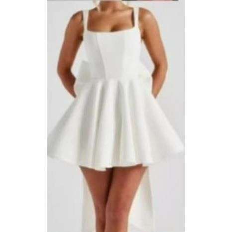 Backless Big Boobs Birthday Mini Dress