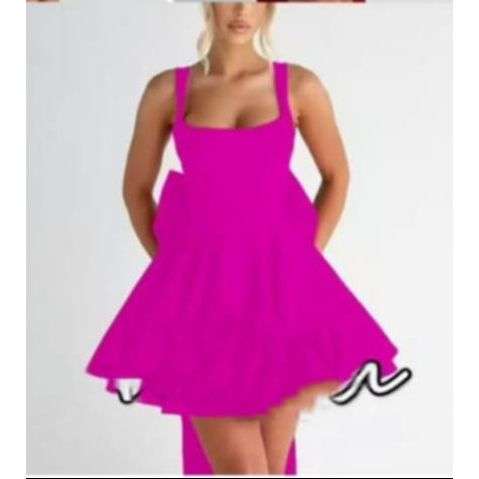 Backless Big Boobs Birthday Mini Dress