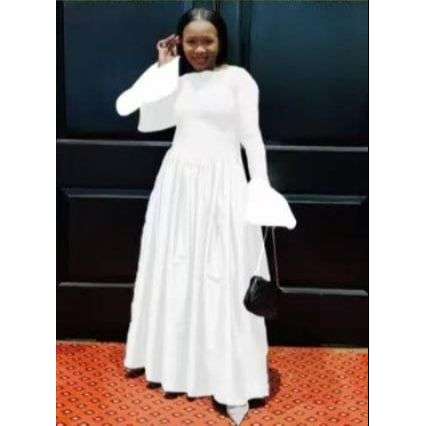 Butterfly Hand Long Maxi Dress