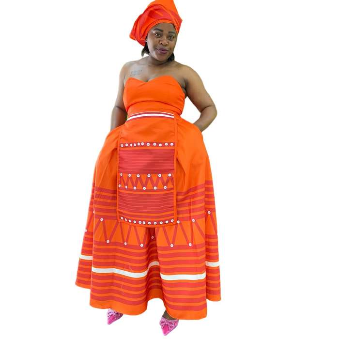 BoobTube African Print Dress