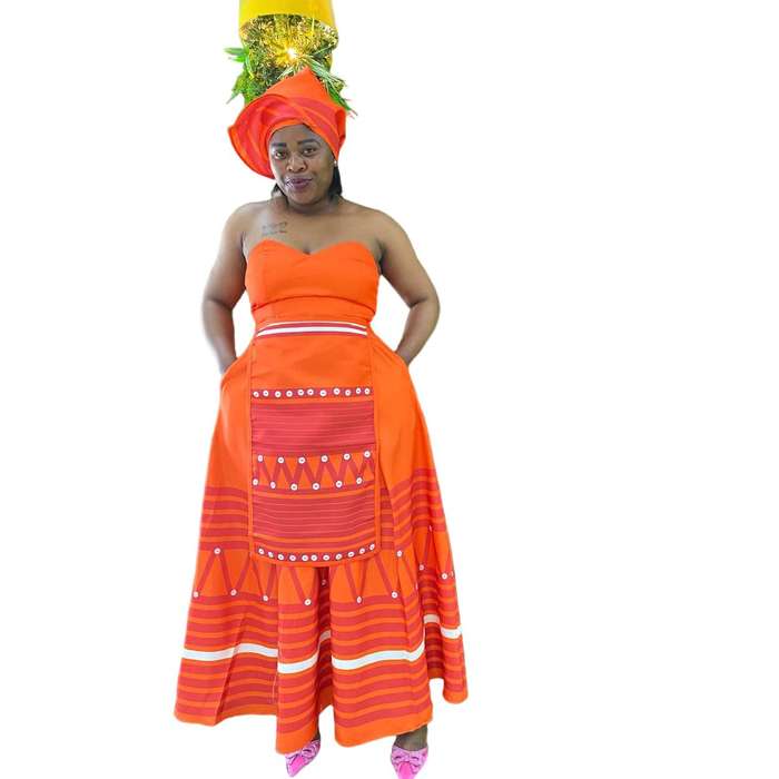 BoobTube African Print Dress