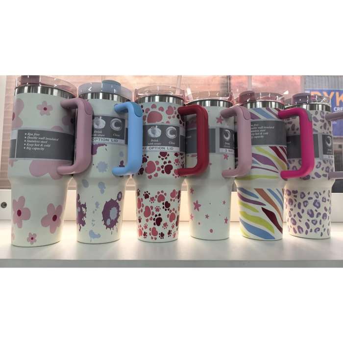 Floral Trendy Stainless Steel Flask - 1200 ml