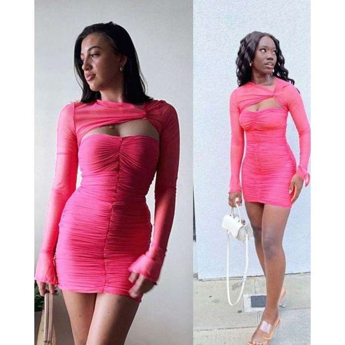 Long Sleeve Mini Dress