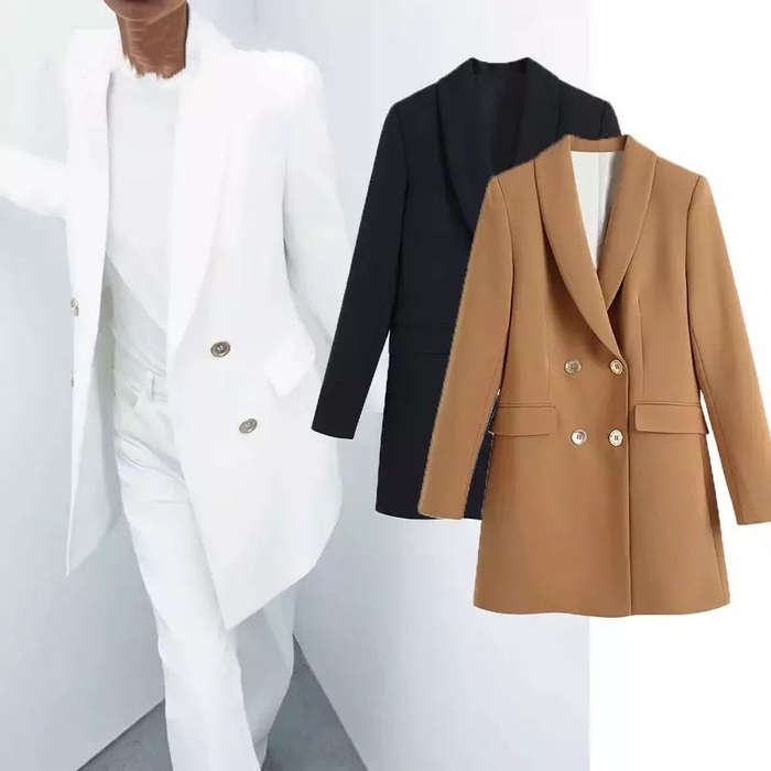 Long Formal Blazer Coat
