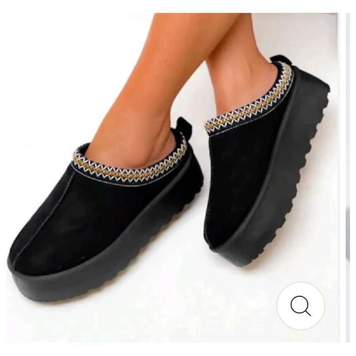 Platform Ankle Push-in Sandals
