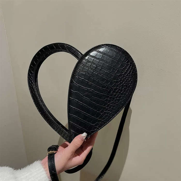 Half a Heart Crossbody Bag