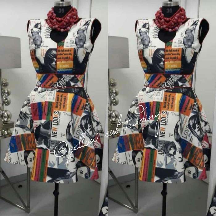 Magazine Dress - 4Xl