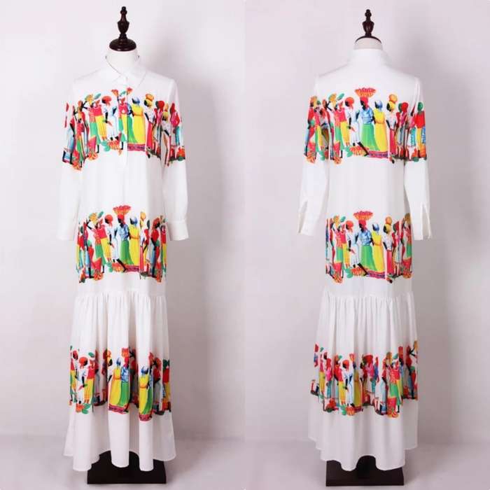 Floor Length Floral Dress