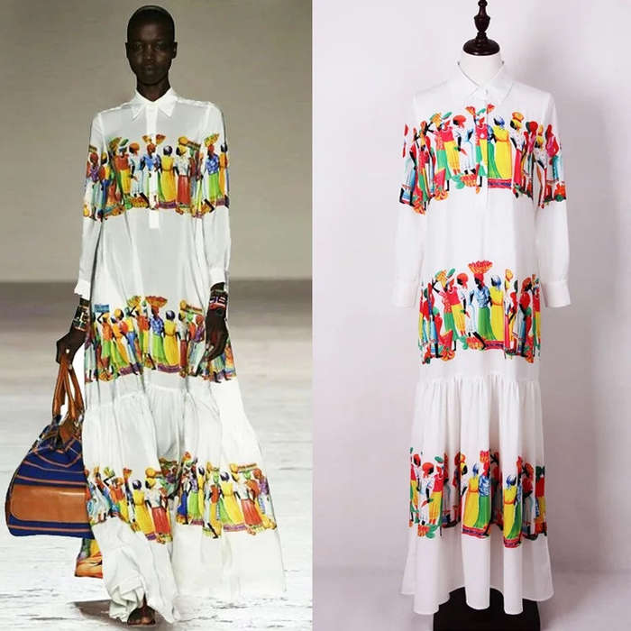 Floor Length Floral Dress