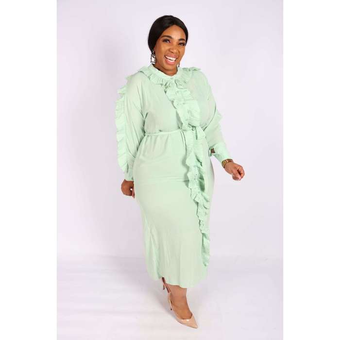 Front Ruffle Dress