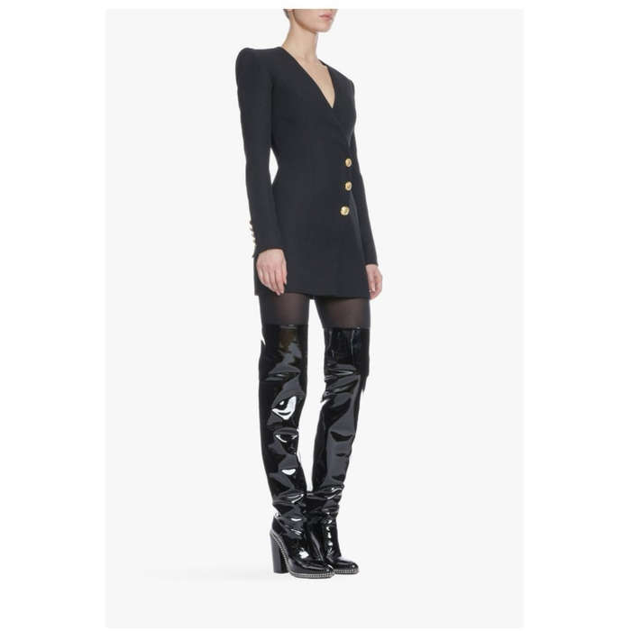 Wrap Over Mini Dress