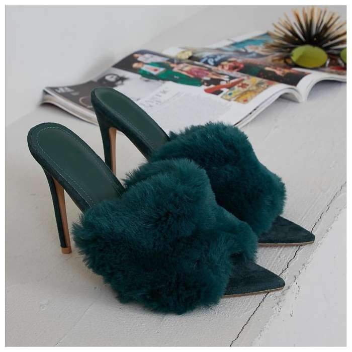 Bunny fluffy shoes