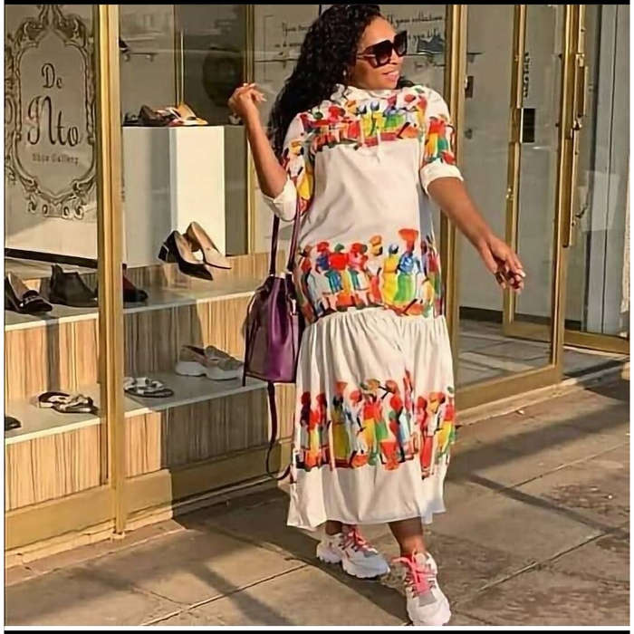 Floor Length Floral Dress