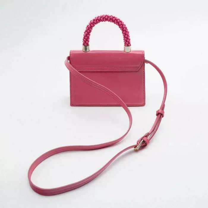 Vintage Solid Color Crossbody Handbag