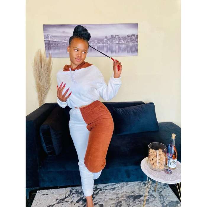 Two Tone Sweaters Tracksuit Set