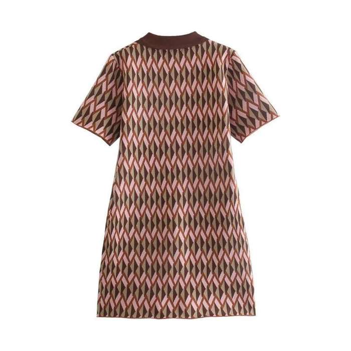 Print Midi Golf Dress