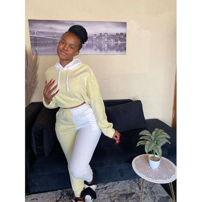 Two Tone Sweaters Tracksuit Set
