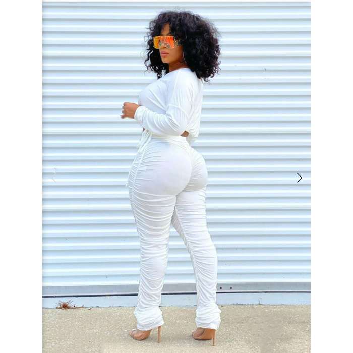 Ruched Outfit Set