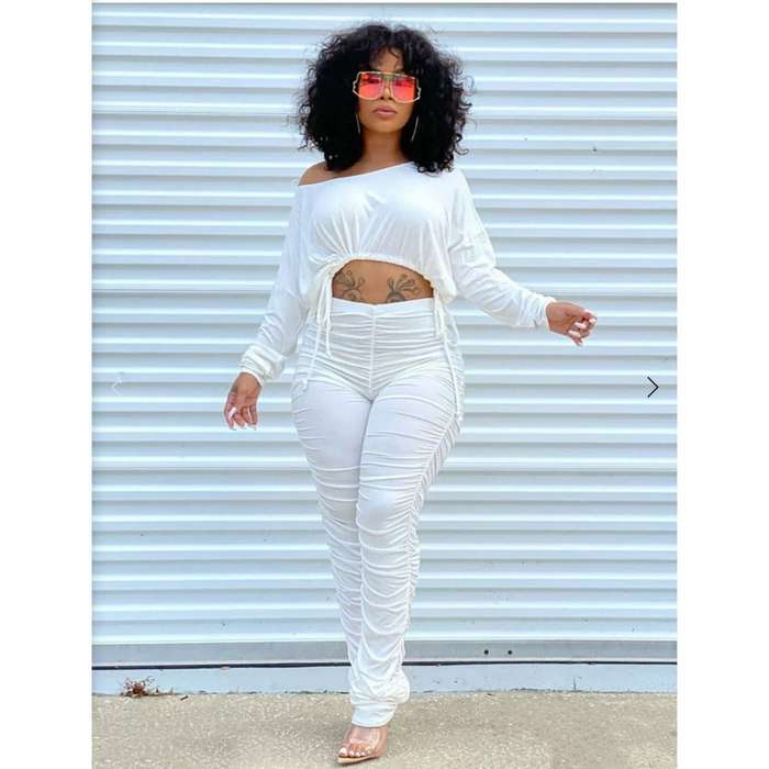 Ruched Outfit Set