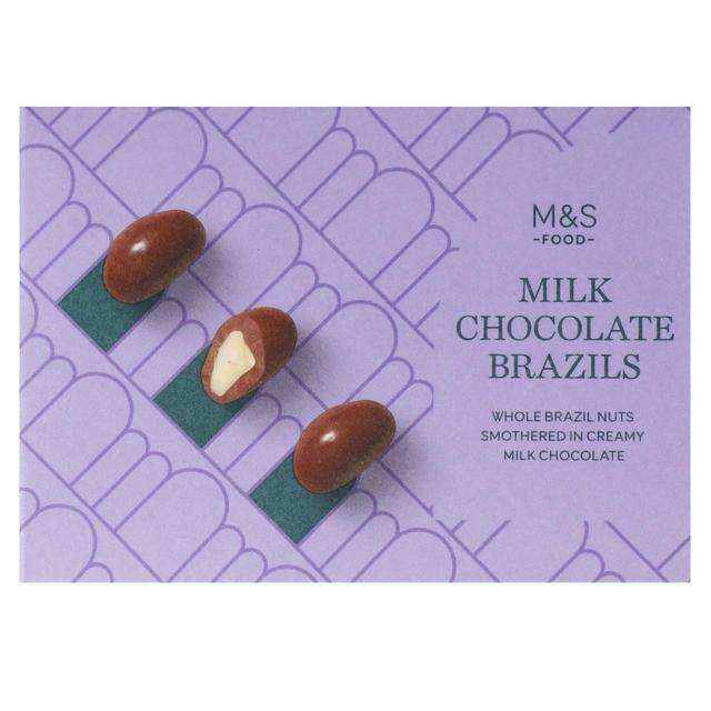 M&S Milk Chocolate Brazil Nuts 150g
