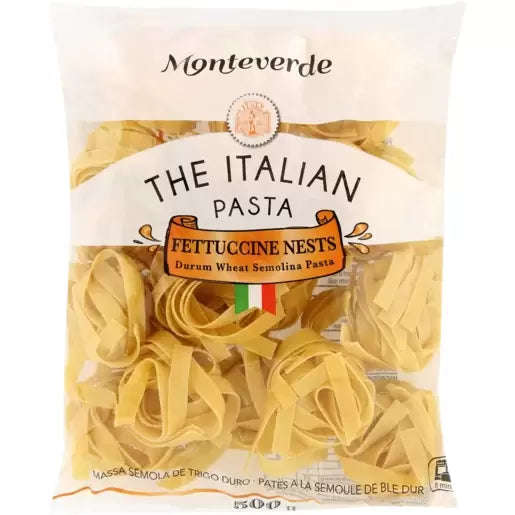 Monteverde Fettuccine Nest Pasta 500g