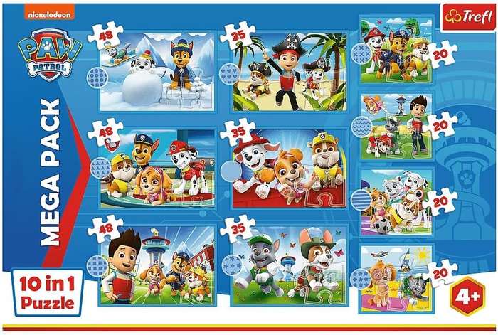 Trefl 10-in-1 Reliable Paw Patrol Jigsaw Puzzle