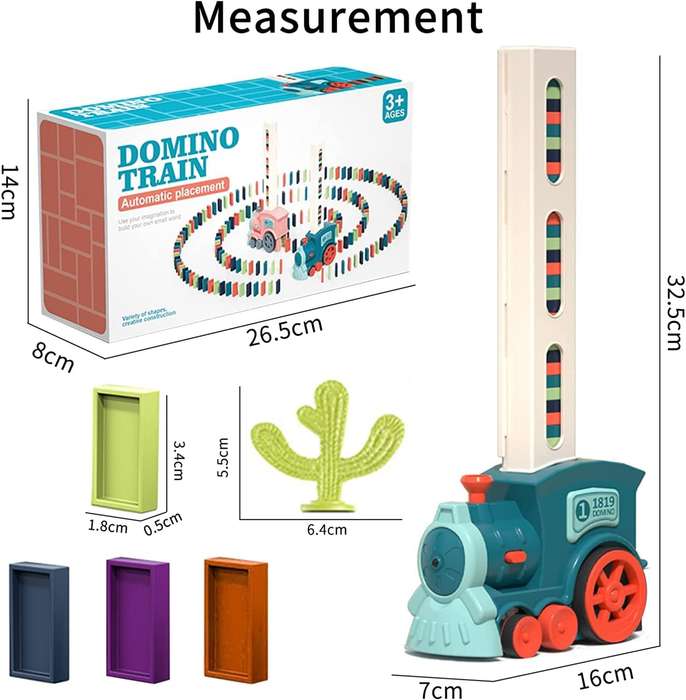 Domino Train Toy Set for Kids