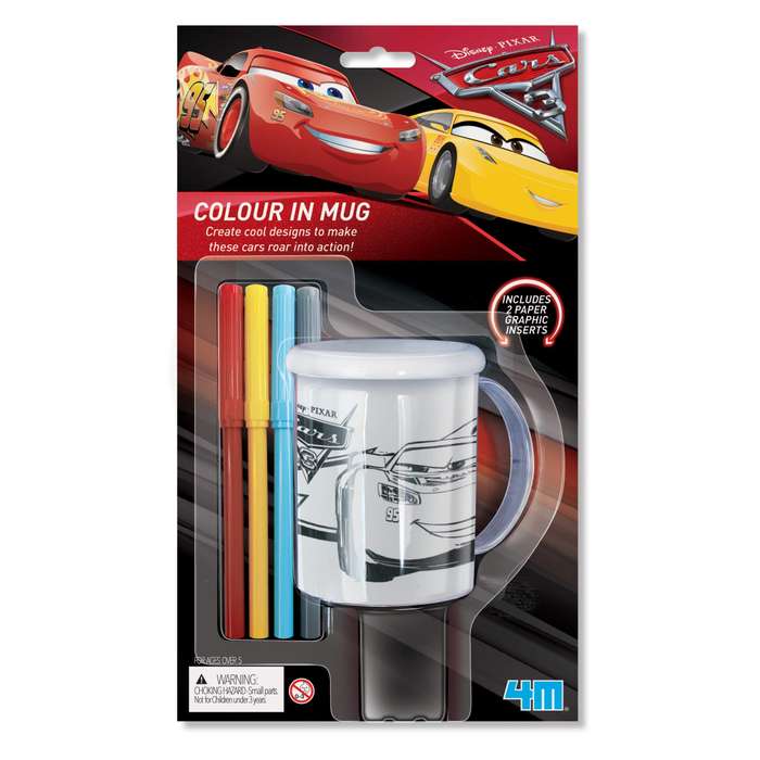 Cars Colour in Mug