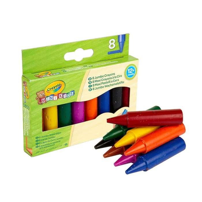 Crayola Mini Kids 8 Piece Jumbo Crayons