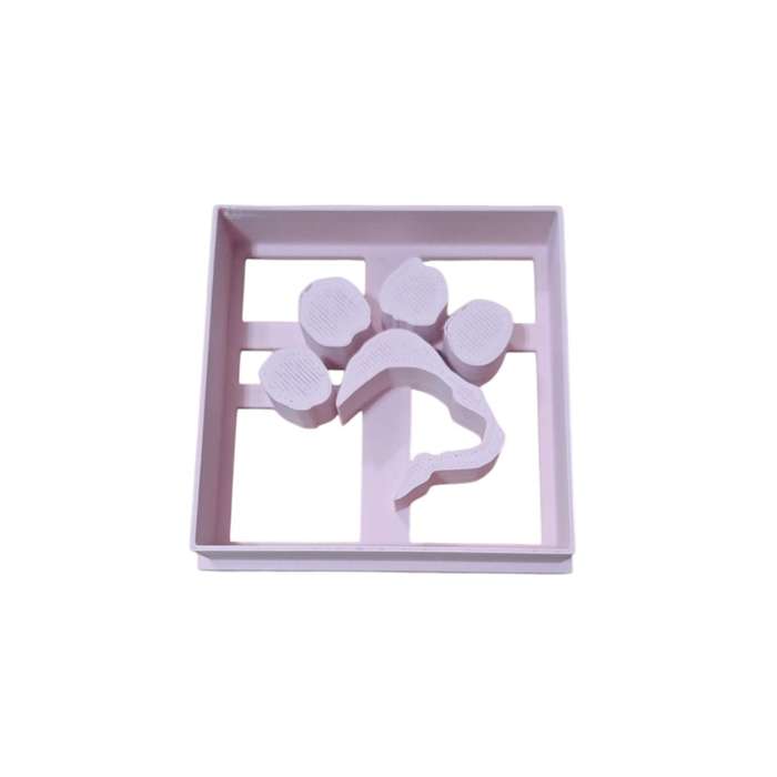 Hubbe Cookie Cutter - Dog Paw Square