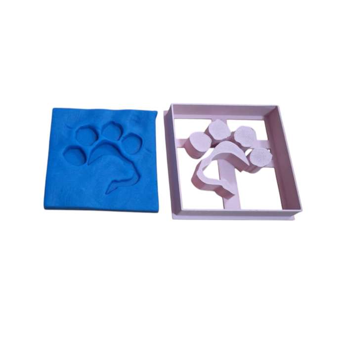 Hubbe Cookie Cutter - Dog Paw Square