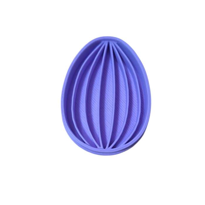Hubbe Cookie Cutter - Easter Egg with Vertical Lines