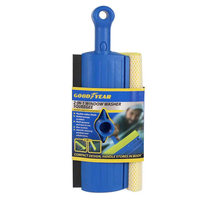 GOODYEAR 2 IN 1 WINDOW SQUEEGEE