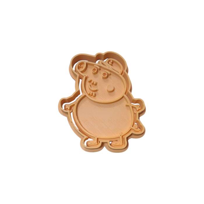 Hubbe Cookie Cutter - Pappa Pig - Grandpa Pig