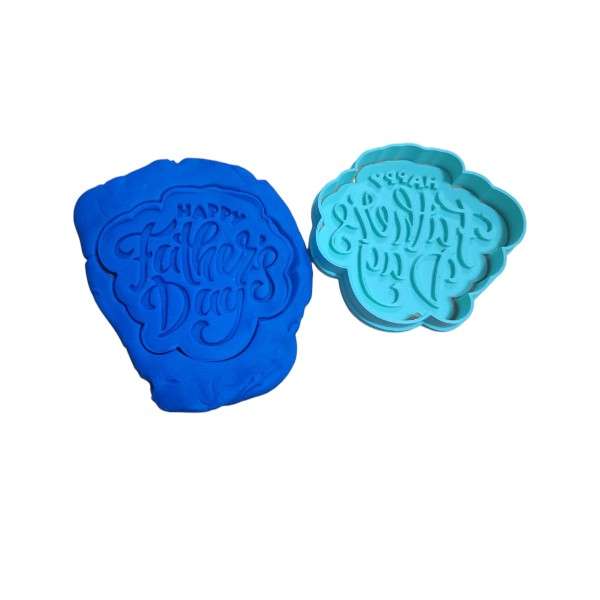 Hubbe Cookie Cutter - Happy Father's Day Two font