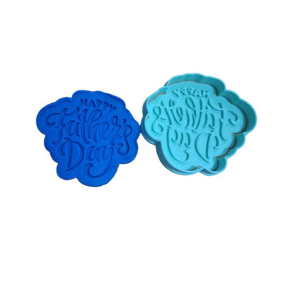 Hubbe Cookie Cutter - Happy Father's Day Two font