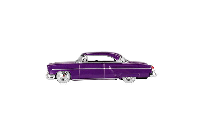 Mini GT Lincoln Capri Hot Rod 1954 Purple Metallic 1:64 Model