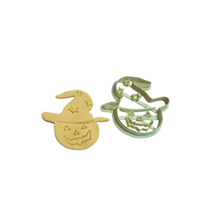 Hubbe Cookie Cutter - Halloween Pumpkin with Hat