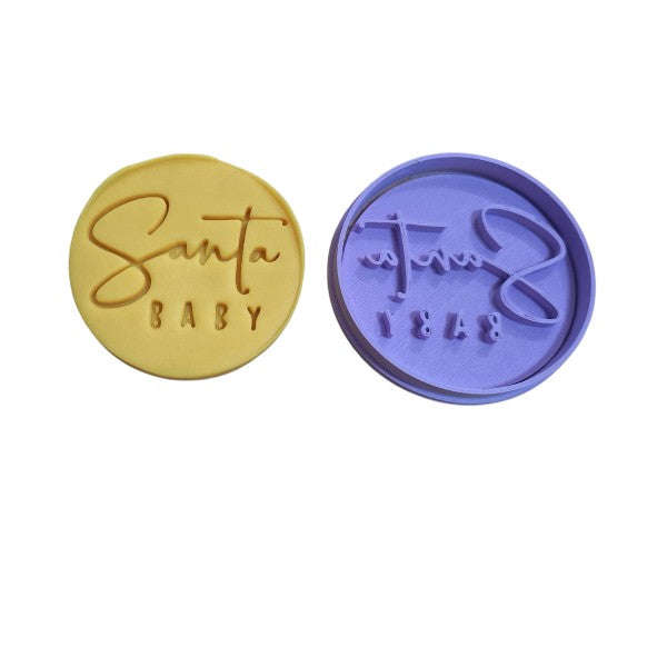 Hubbe Cookie Cutter - Santa Baby