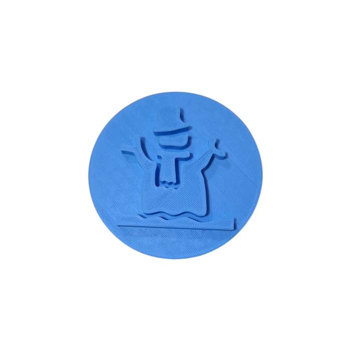 Hubbe Cookie Cutter - Snowman Embosser